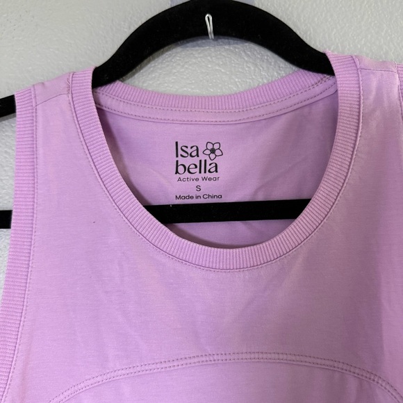 Isabella Active Wear Lavender Tank Top - Picture 3 of 8